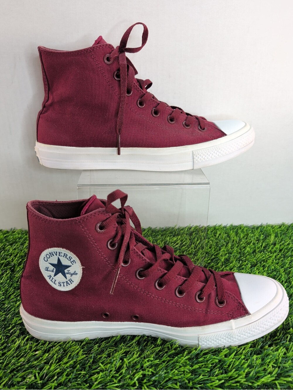CONVERSE Chuck Taylor All STAR Lunarlon Canvas Burgundy Men's 9 Women's 11